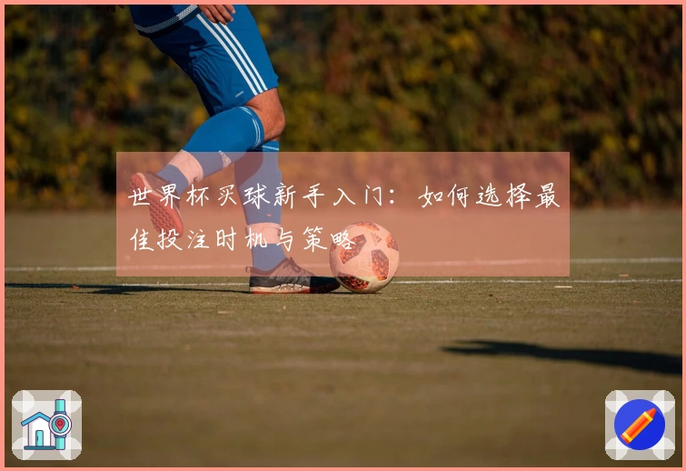 世界杯买球新手入门：如何选择最佳投注时机与策略